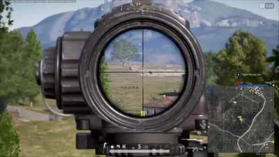 663 meter shot on Solo Mode. These 2 guys had been fighting each other and ran away when I started sniping them.