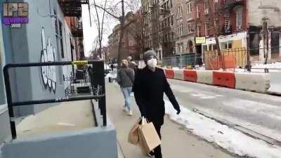 Guy harasses woman who rejects him