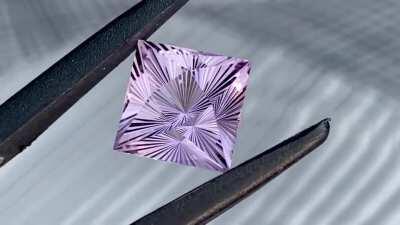 Amethyst ( Rose de France ) recutting 9.42 Cts