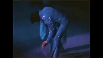 Amazing restored footage of Elvis. He walks out 8 seconds into the video. He's wearing the Blue Swirl aka the 'Lucky' jumpsuit. Las Vegas, Nevada. September 3rd, 1972. 3AM show.