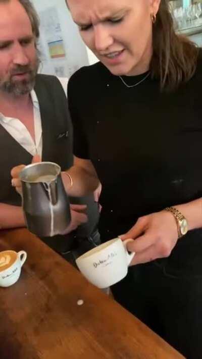 When the teacher gets taught...