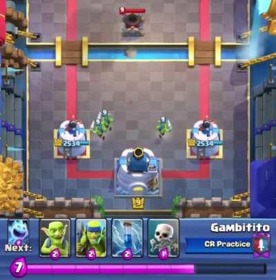 All possible mortar king tower activations!