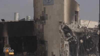 Israeli Forces clear Sderot Police Station of Militants