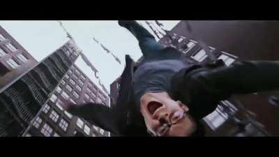 In Spider-Man 2, Tobey Maguire attempts to jump from one roof to another but accidentally falls down and breaks his back. Instead of helping Tobey Maguire, the cameraman kept filming as he thought that it would make good footage.