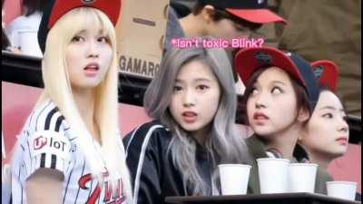 Nayeon skips,blink go mad,we go like this🤣😂