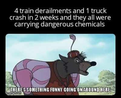 train derailments used to be quite rare.