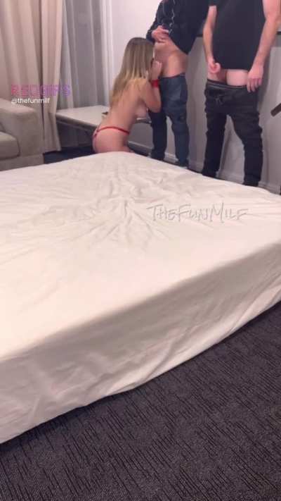 I invited them all over so I could suck them off 