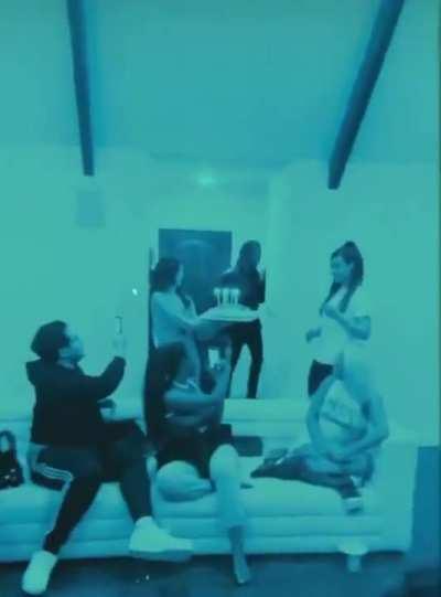 Throwback to Iggy’s birthday. This shit will forever be funny, carti saw the camera and immediately left 😭