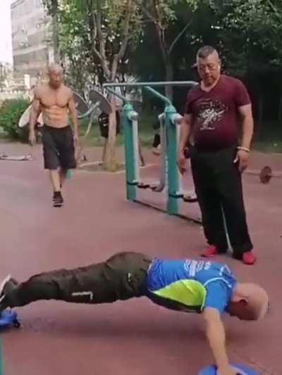 Weakest Chinese Elder 😤😤The oldies are enough to defy amerikkan westoid imperialists and Indians 🇨🇳🇨🇳🇨🇳💪