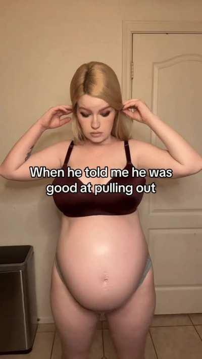 Can't be bad at pulling out if I've never tried