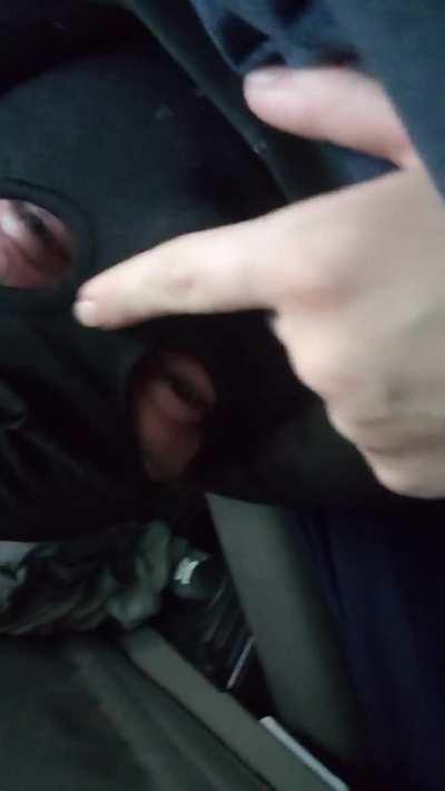 Mistress DK crushing her slaves neck