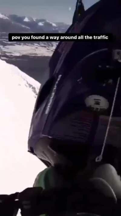 Hopefully he had a parachute 