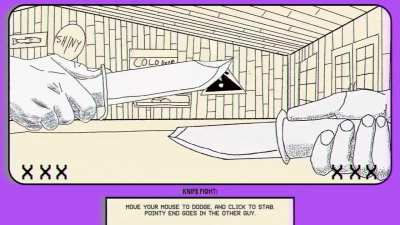 To make my game's trailer, I spliced in old desert hiking footage that I glitched on an old TV.