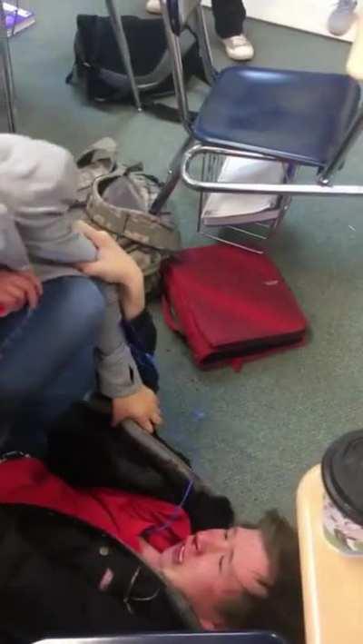 to beat on the smaller guy