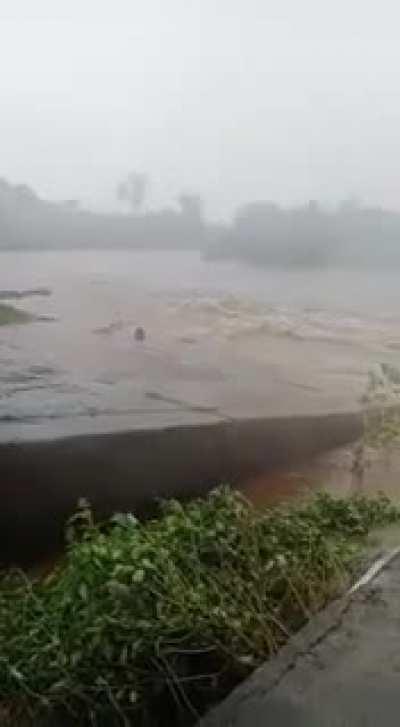 WCGW if you try to cross a running stream