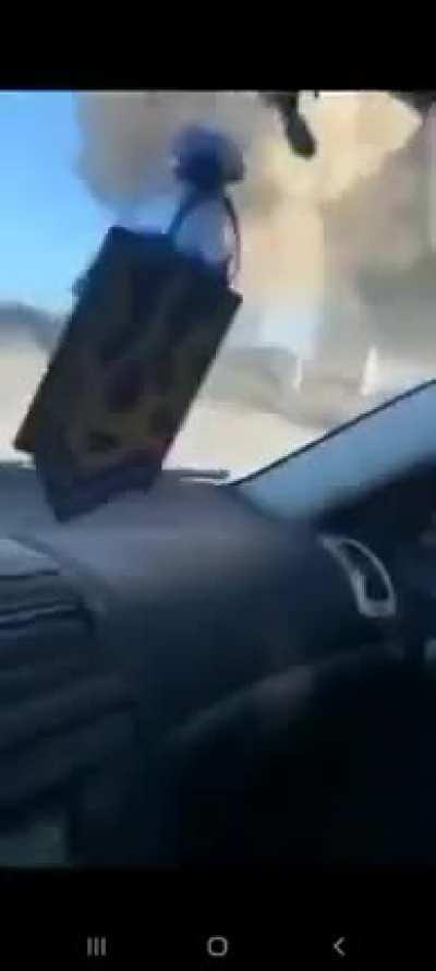 Russians strike bridge across the Dnieper River in Antonivka, Ukraine