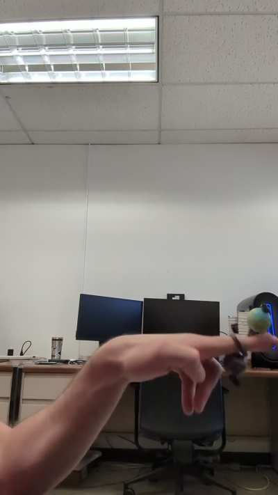 Just leaned about this 2 days ago. I made one with some bouncy balls. How do I make my transitions between different grips smoother?