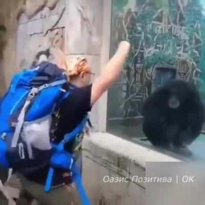 Hoomane put on good show for monke