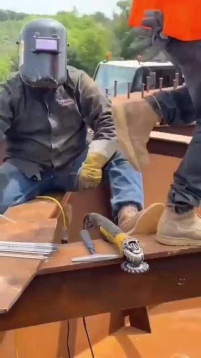 When he stepped on it... I lost it!