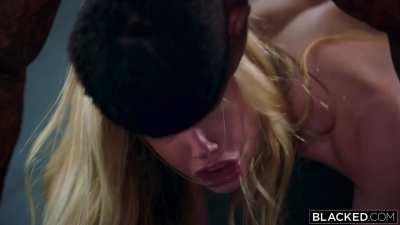 Hot Blonde fucked senselessly by a big cock