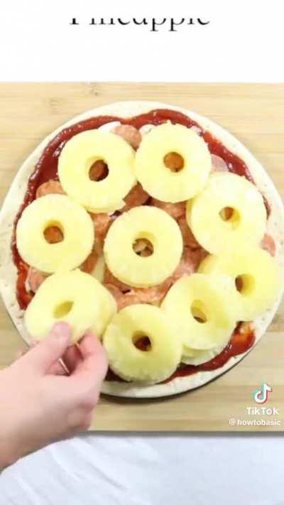 He forgot the cheese...