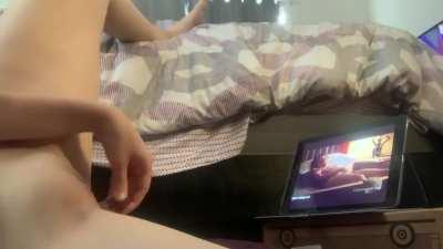 Watching female orgasms to orgasms