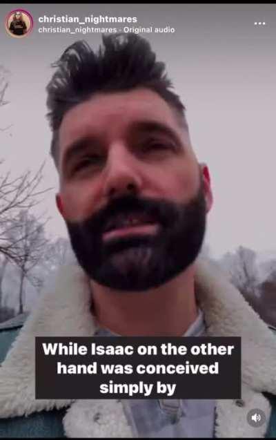 Your hair and painted on beard are a sin, Prophet Charlie.