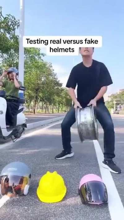 А ты проверял свой шлем?