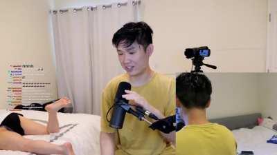 Jeannie's panties flash