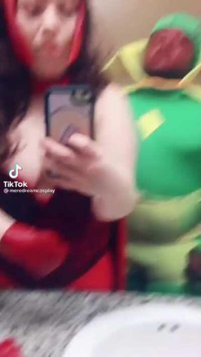 Wanda and Vis really let it all go after filming Wandavision huh