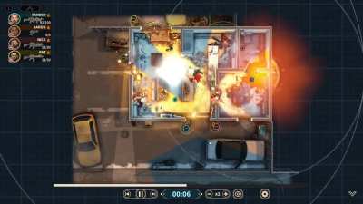 flashbang party in supermarket