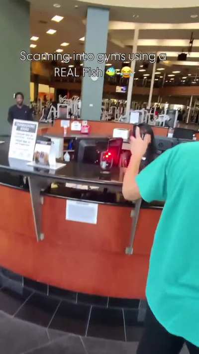 Just a disproportionate freakout over a fish 🐟