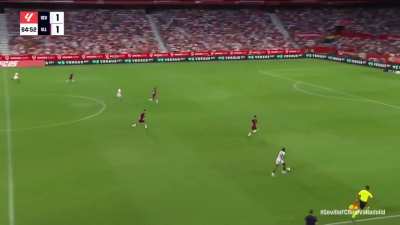 Valentín Barco pass vs Real Valladolid