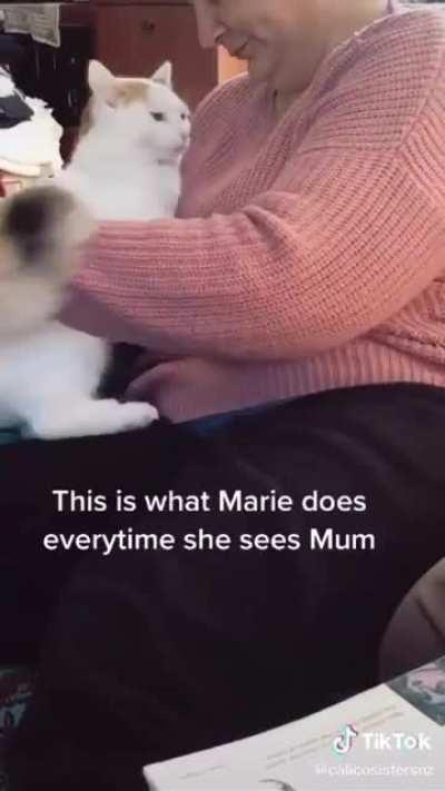Meet Marie and my mum.