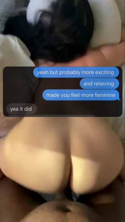 My GF telling me about the asshole who bruised her cervix