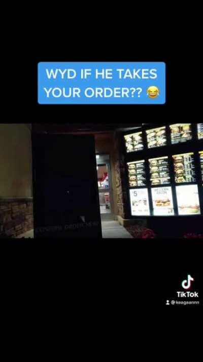 Morty Working the Carls Jr Drive thru??