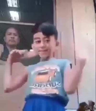 He looks so dissapointed