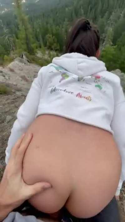 We stop for a break on every single hike