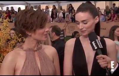 With her sister, Rooney