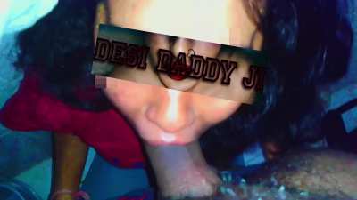 Started training her throat in the college washroom, you can hear her choke 🍆😈😋