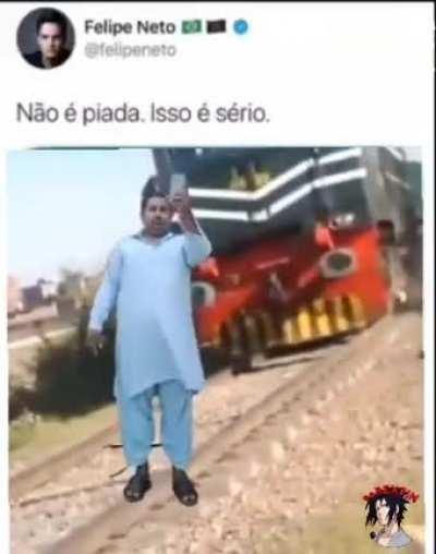 Não é piada.