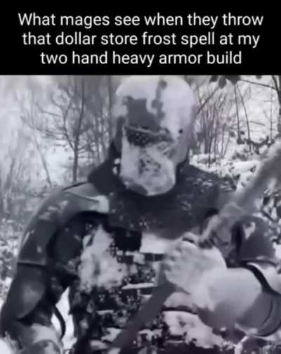 Int builds when they see me charge at them with a hunk of metal