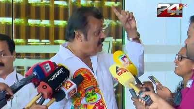 Suresh Gopi pats woman journalist without consent and makes her uncomfortable