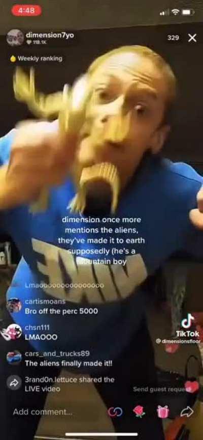 The aliens finally made it