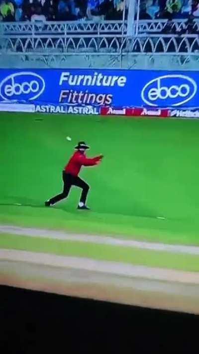 Umpire Neo dodging the bullet
