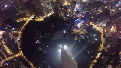 Someone base jumped from KL Tower to KH Tower