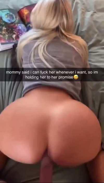 Mom keeps her promise 