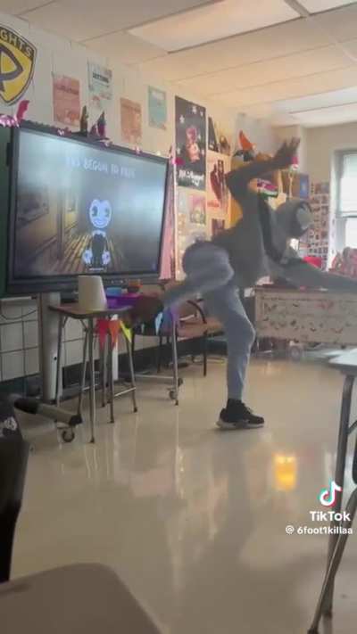 Even the teacher was embarrassed