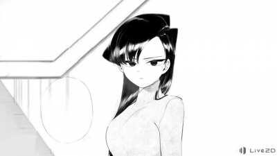 I tried animating this manga panel using live2D. XD (2)