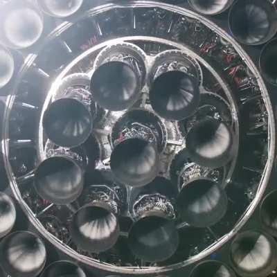 super heavy raptor gimbal test